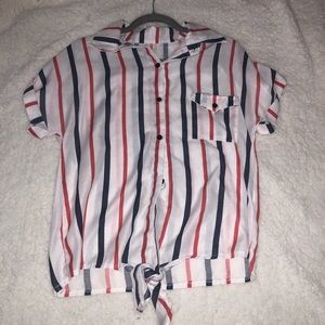 Shein Button Up Blouse